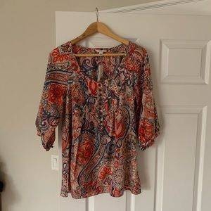 Banana Republic blouse, multi colored
